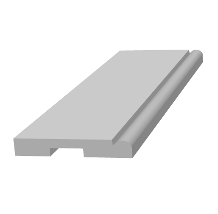 Плинтус под покраску Ultrawood Base 5051 i 2000х82х12 мм